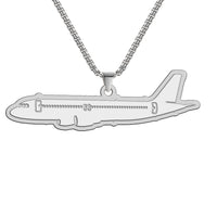 Thumbnail for Airbus A320 Printed Designed Hollow Necklace