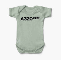 Thumbnail for A320neo & Text Designed Baby Bodysuits