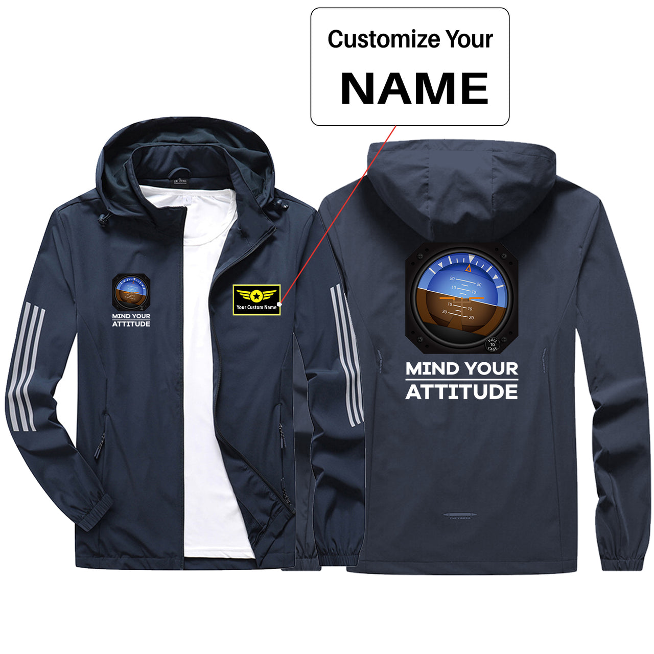 Mind Your Attitude Sport & Running Jackets