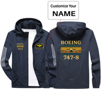 Thumbnail for Retro Boeign 747-8 Design Sport & Running Jackets