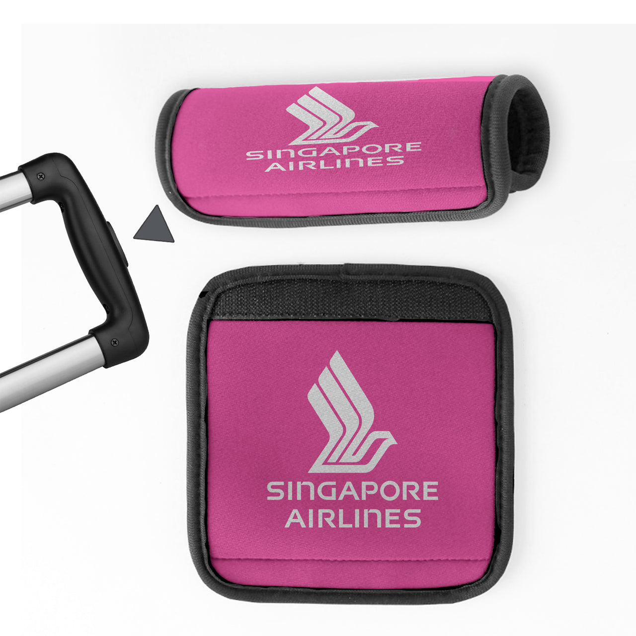 Singapore Airlines Designed Neoprene Luggage Handle Covers