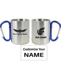 Thumbnail for Air China Airlines Designed Stainless Steel Outdoors Mugs
