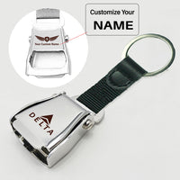 Thumbnail for Delta Air Lines Designed Airplane Seat Belt Key Chains