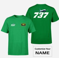 Thumbnail for Super Boeing 737-800 Designed Double-Side T-Shirts