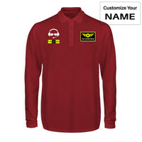 Thumbnail for AV8R 2 Designed Long Sleeve Polo T-Shirts