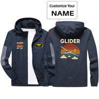 Thumbnail for Retro I Love Gliding Design Sport & Running Jackets
