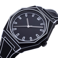 Thumbnail for 2D Comic Style Watches Black White Quartz Watch