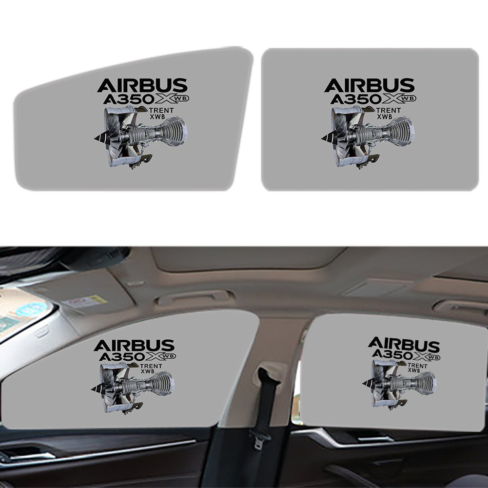 Airbus A350 & Trent Wxb Engine Designed Car Sun Shade (Side window)