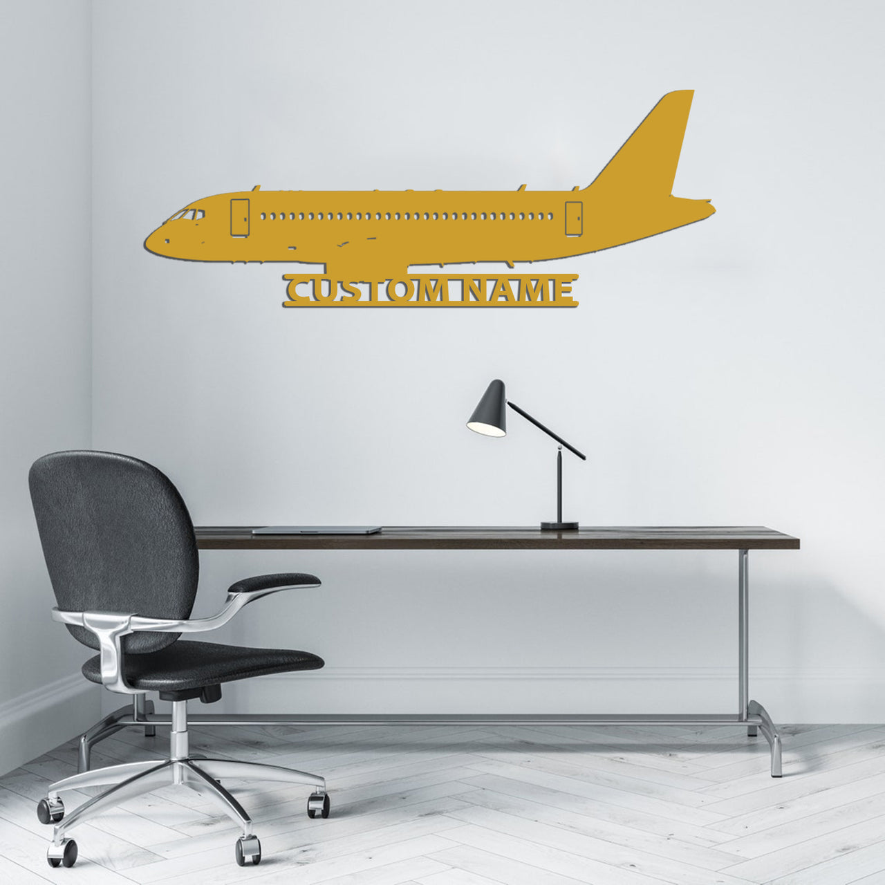 Sukhoi Superjet 100 Designed Wall Metal Signs