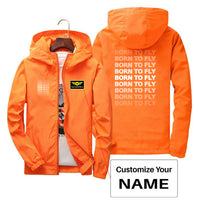 Thumbnail for Born To Fly Opacity Designed Thin Windbreaker Jackets