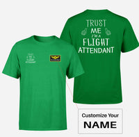 Thumbnail for Trust Me I'm a Flight Attendant Designed Double-Side T-Shirts