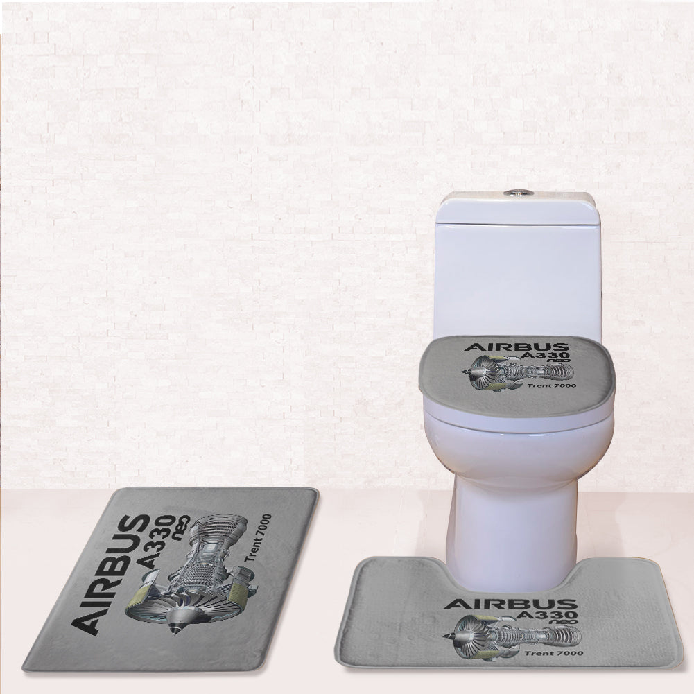 Airbus A330neo & Trent 7000 Designed Toilet Seat Cover Three-piece Set