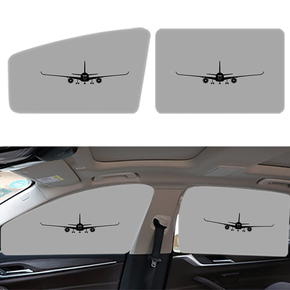 Airbus A350 Silhouette Designed Car Sun Shade (Side window)