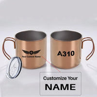 Thumbnail for A310 Flat Text Designed Stainless Steel Portable Mugs