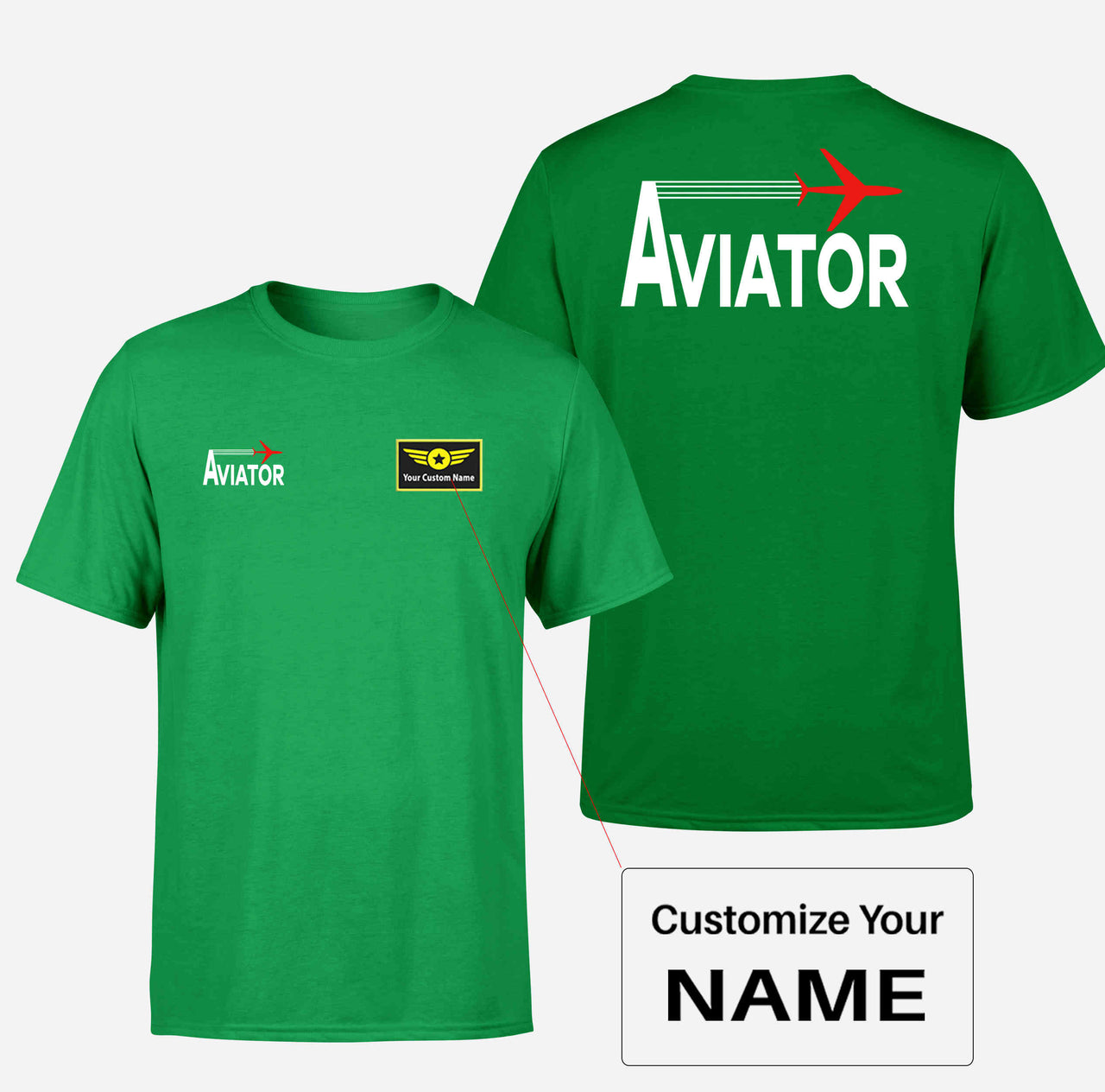 Aviator Double-Side T-Shirts