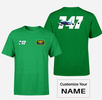 Thumbnail for Super Boeing 747 Designed Double-Side T-Shirts