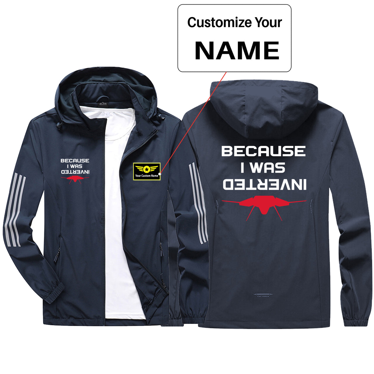 Because I was Inverted Sport & Running Jackets