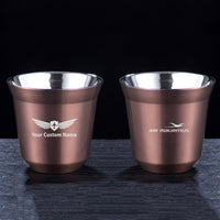 Thumbnail for Air Mauritius Airlines Designed Double Wall Stainless Steel Coffee Mugs