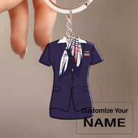 Thumbnail for American Airlines Uniform Acrylic Keychain