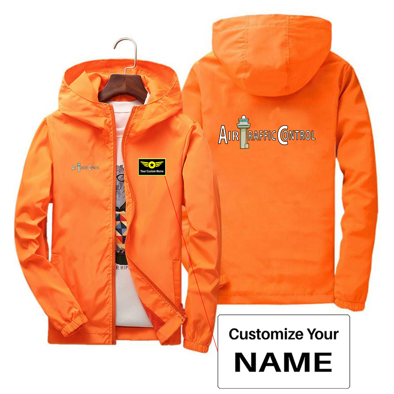 Air Traffic Control Designed Thin Windbreaker Jackets