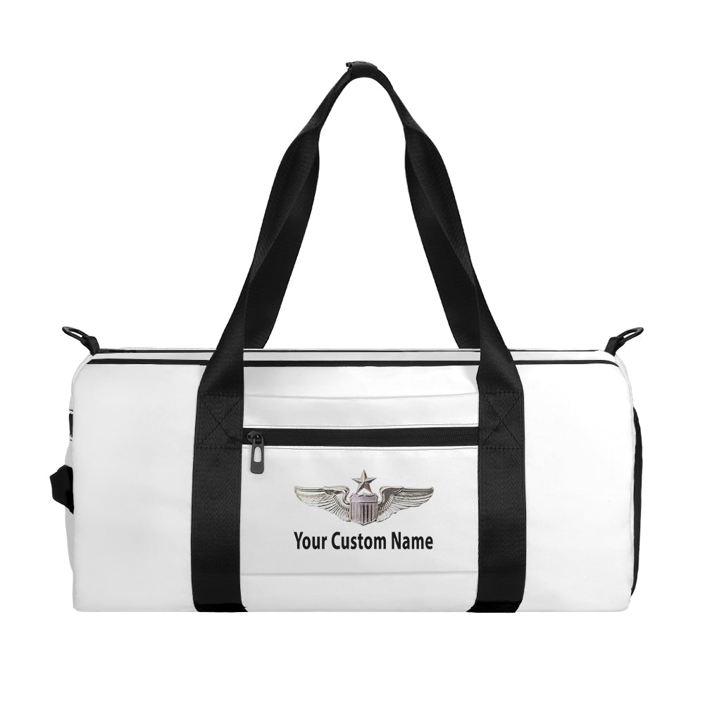 Custom Name (US Air Force & Star) Designed Sports Bag