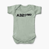 Thumbnail for A321neo & Text Designed Baby Bodysuits