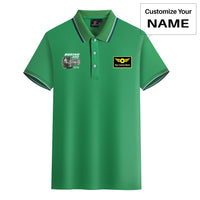 Thumbnail for Boeing 777 & GE90 Engine Designed Stylish Polo T-Shirts