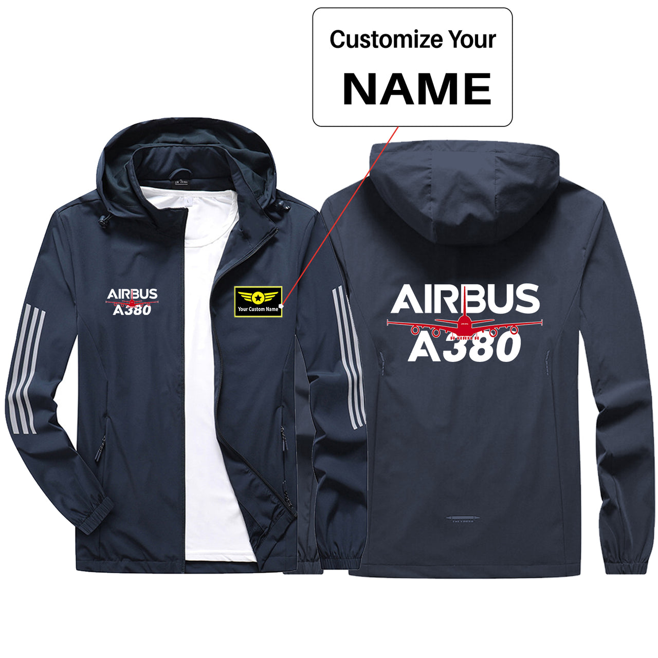Amazing Airbus A380 Sport & Running Jackets