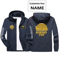 Thumbnail for Retro Boeing 737 Design Sport & Running Jackets