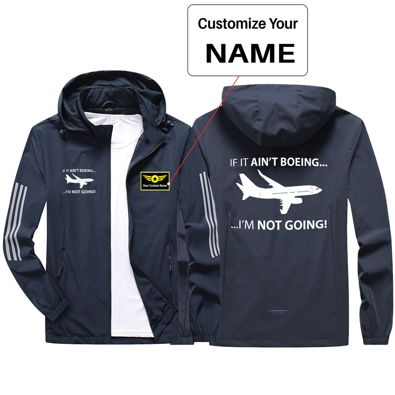 If It Ain't Boeing I'm Not Going! Sport & Running Jackets