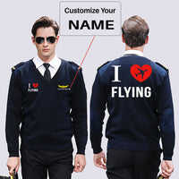 Thumbnail for I Love Flying Designed Wool Pilot Sweaters