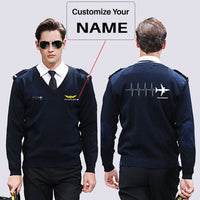 Thumbnail for Aviation Heartbeats Designed Wool Pilot Sweaters
