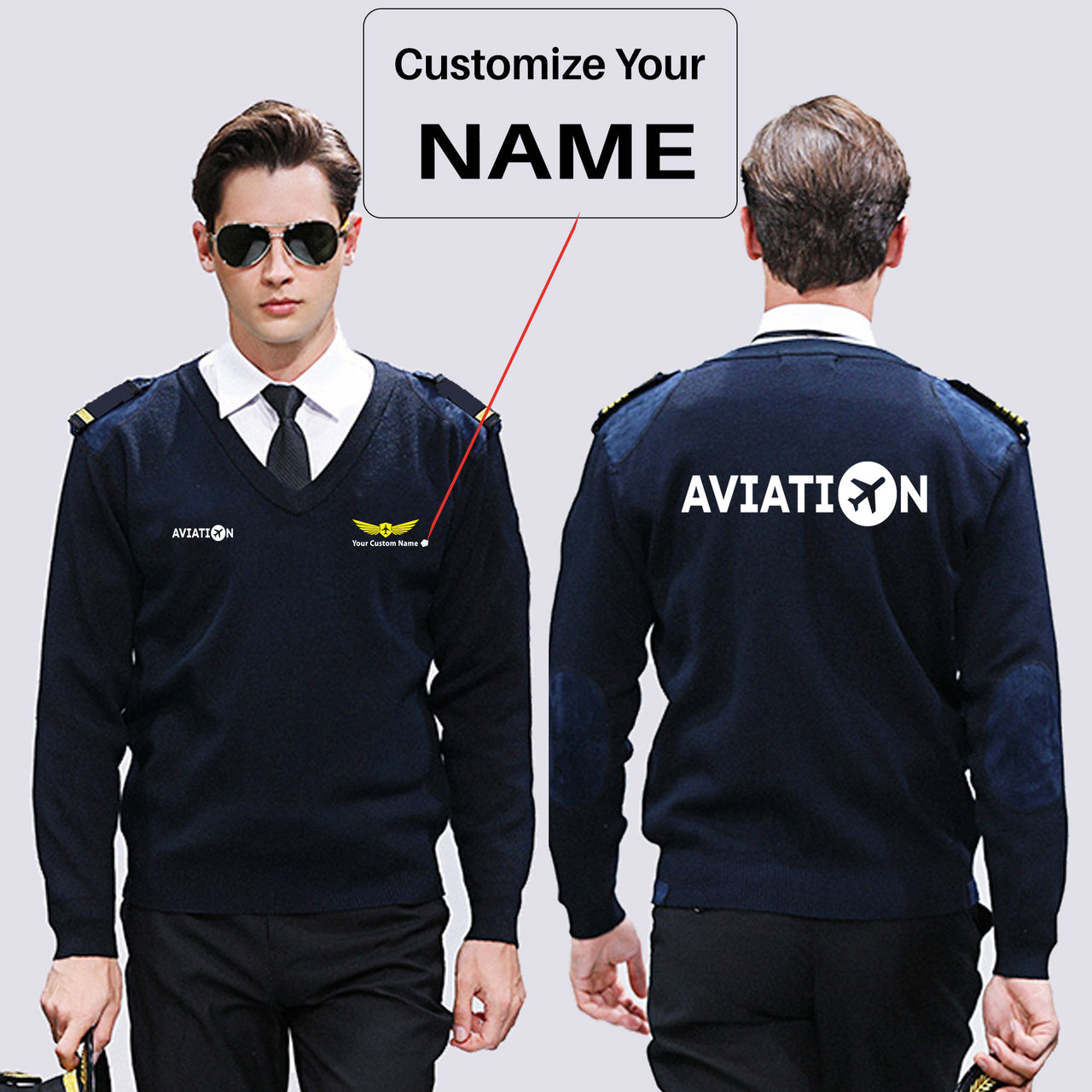 Aviation Designed Wool Pilot Sweaters