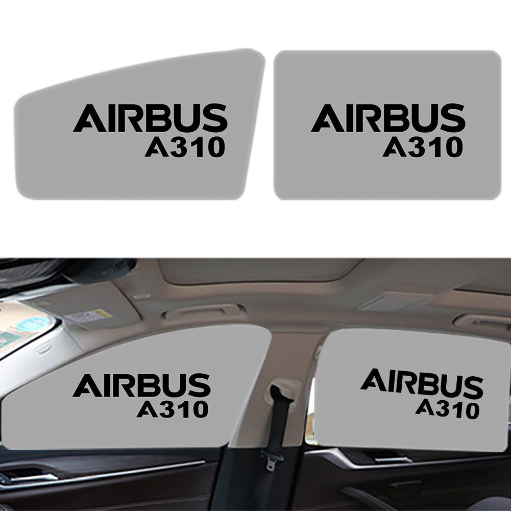 Airbus A310 & Text Designed Car Sun Shade (Side window)