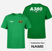 Thumbnail for Super Airbus A380 Designed Double-Side T-Shirts
