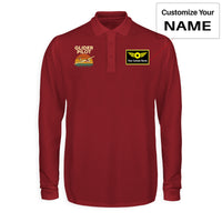 Thumbnail for Retro Glider Designed Long Sleeve Polo T-Shirts