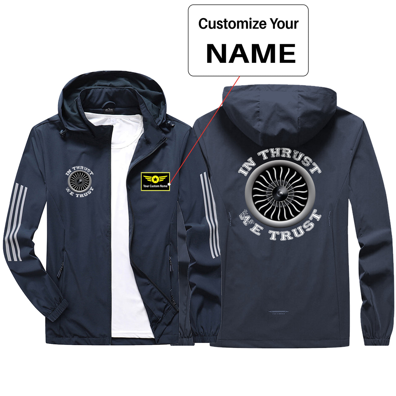 In Thrust We Trust (Vol 2) Sport & Running Jackets