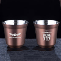 Thumbnail for Boeing 717 & Plane Designed Double Wall Stainless Steel Coffee Mugs