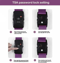 Thumbnail for Check-in Adjustable Explosion-proof Luggage With Password Lock Anti-theft