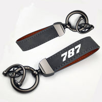 Thumbnail for 787 Flat Text Design Horseshoe Buckle Key Chains