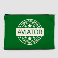 Thumbnail for %100 Original Aviator Designed Zipper Pouch