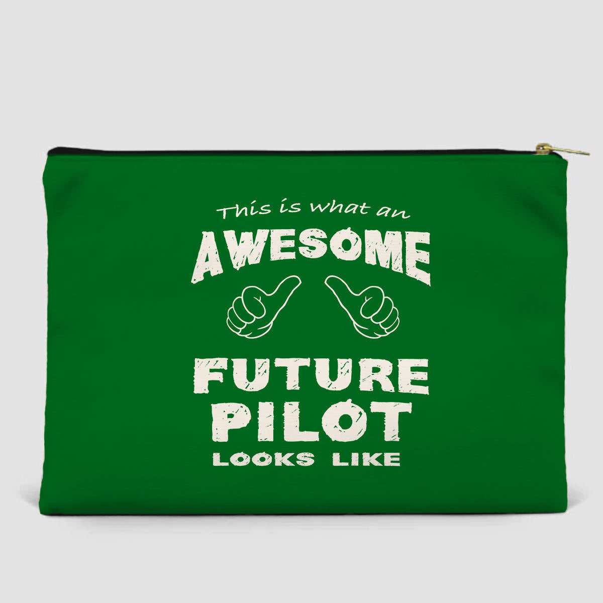 Future Pilot Designed Zipper Pouch