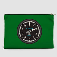 Thumbnail for Airplane Instruments (Altimeter) Designed Zipper Pouch