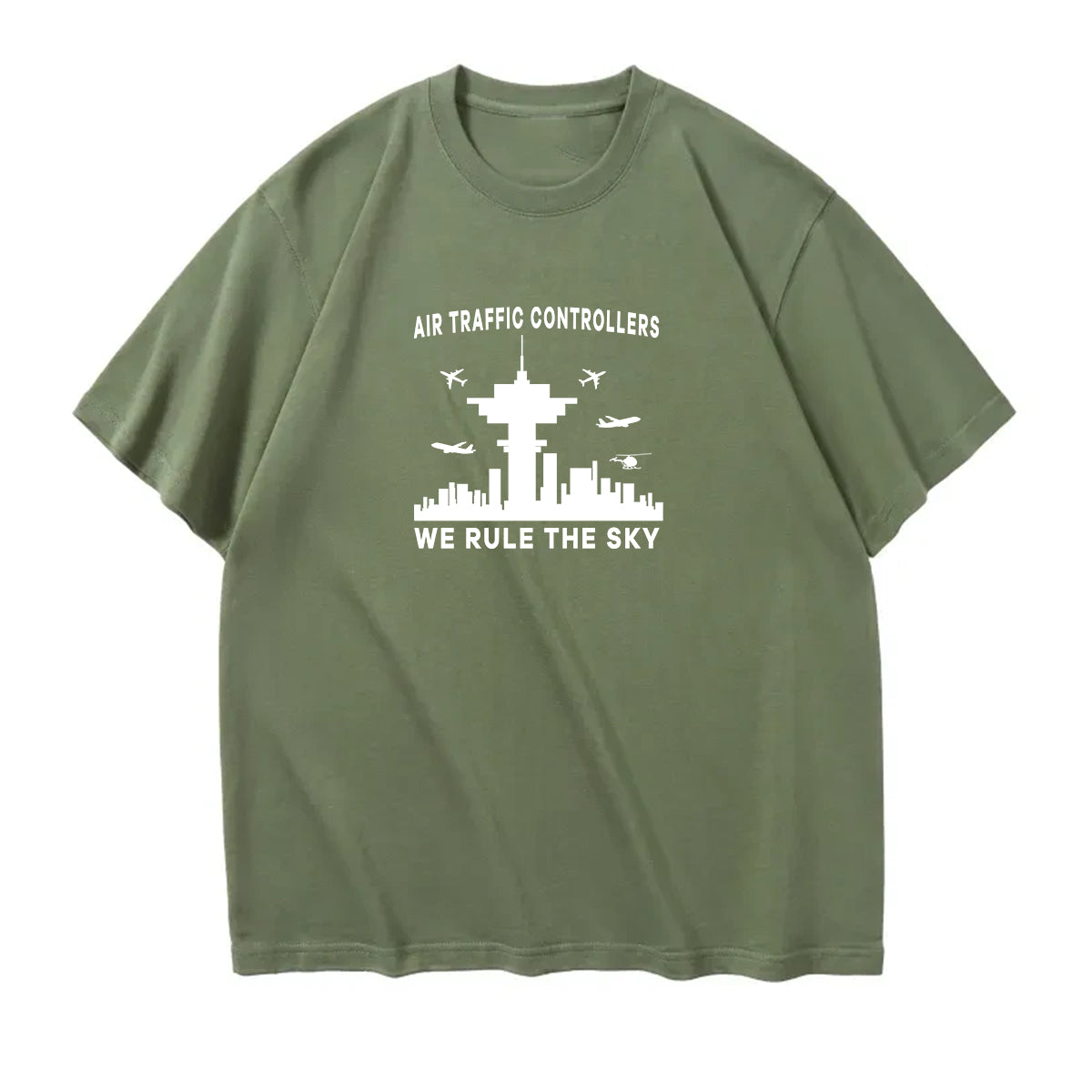 Air Traffic Controllers - We Rule The Sky Designed Relax Fit T-Shirts