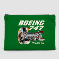 Thumbnail for Boeing 747 & PW4000-94 Engine Designed Zipper Pouch