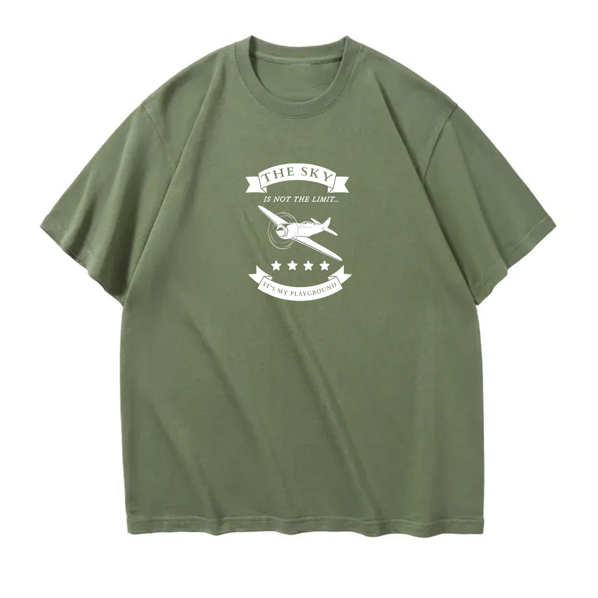 The Sky is not the limit, It's my playground Designed Relax Fit T-Shirts