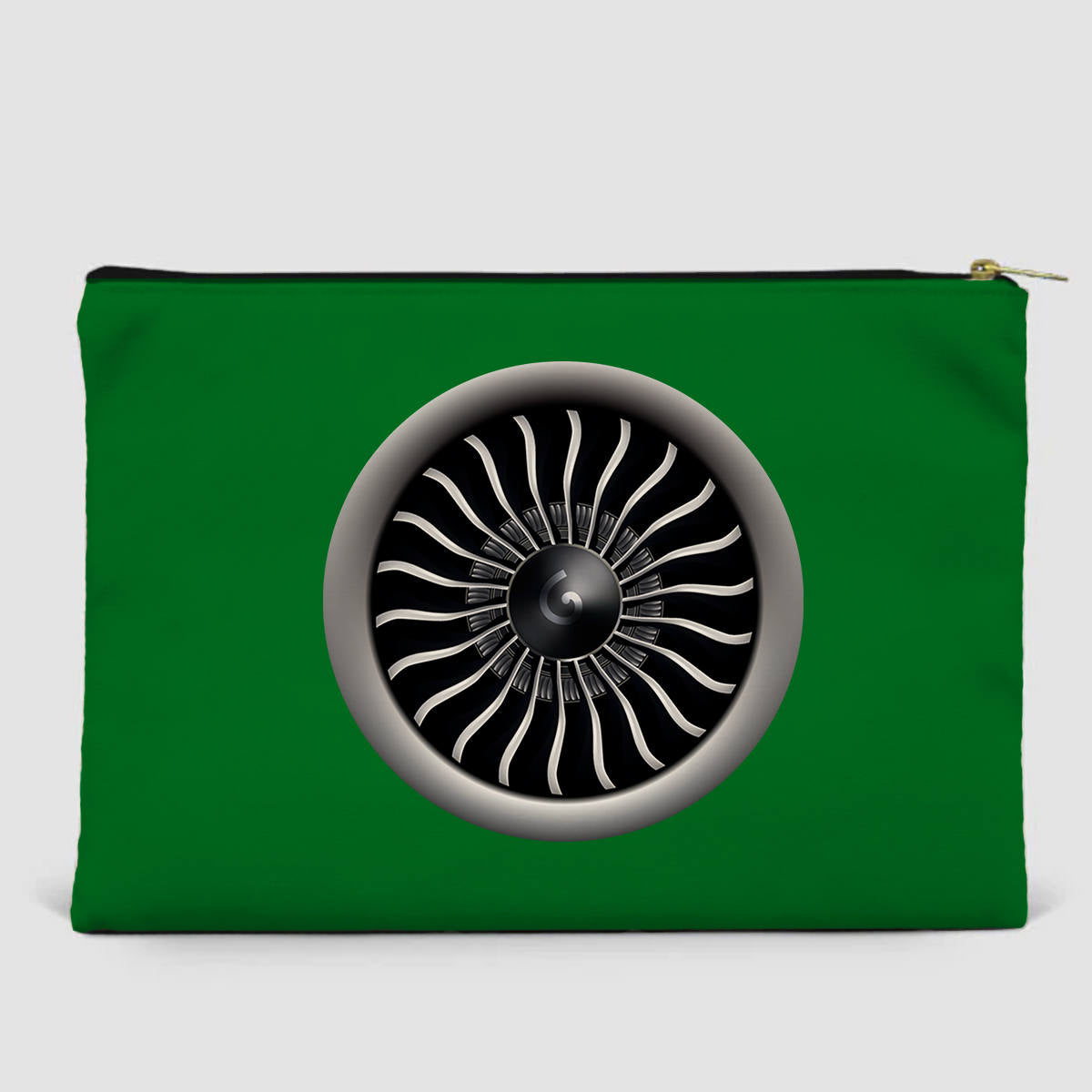Super Cool Jet Engine Designed Zipper Pouch