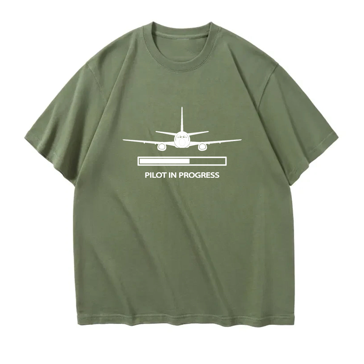 Pilot In Progress Designed Relax Fit T-Shirts