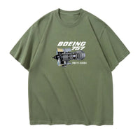 Thumbnail for Boeing 757 & Rolls Royce Engine (RB211) Designed Relax Fit T-Shirts