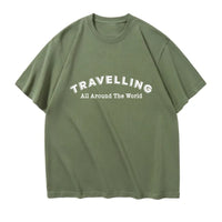 Thumbnail for Travelling All Around The World Designed Relax Fit T-Shirts